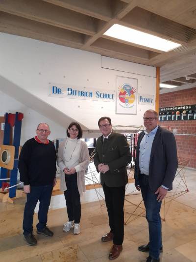 Informationsbesuch in der Dr.-Dittrich-Schule Pegnitz mit Franc Dierl, Mdl, 