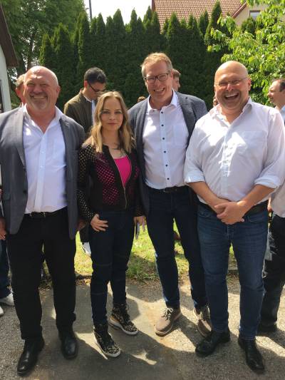 Helmut Dettenhfer, Regina Halbig, Stefan Krieg und Werner Lappat