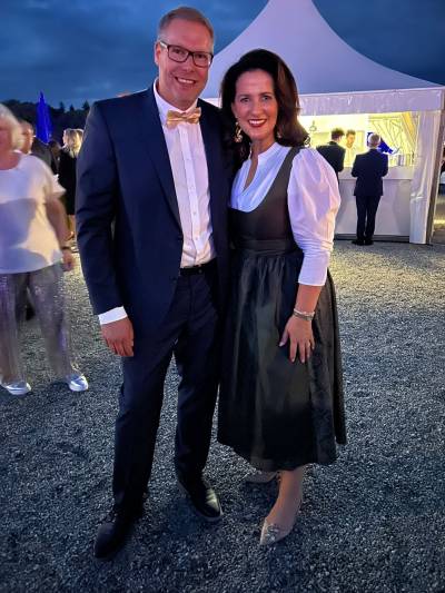 Stefan Krieg, Michaela Kaniber - Staatsministerin fr Ernhrung, Landwirtschaft, Forsten  und Tourismus